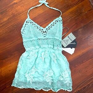 NWT GUESS HARLEY KNIT TOP SMALL